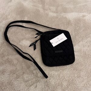 Vera Bradley Black Quilted Shoulder Bag